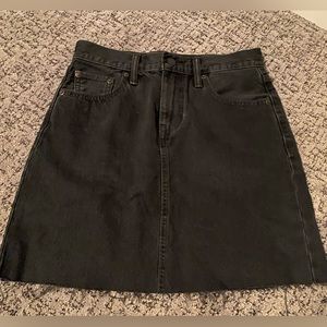 Levi’s Raw Edge Denim Skirt